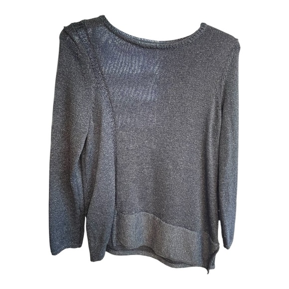 Chico's Blue Crew Neck Sweater Soft Knit - Picture 1 of 6